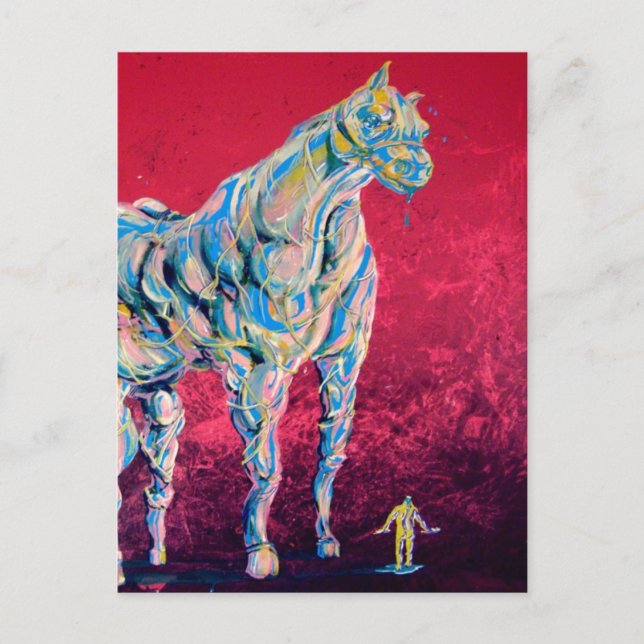 Carte postale Veiny Horse (Devant)