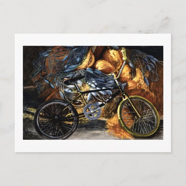 Carte Postale Vélo abandonné (Devant)