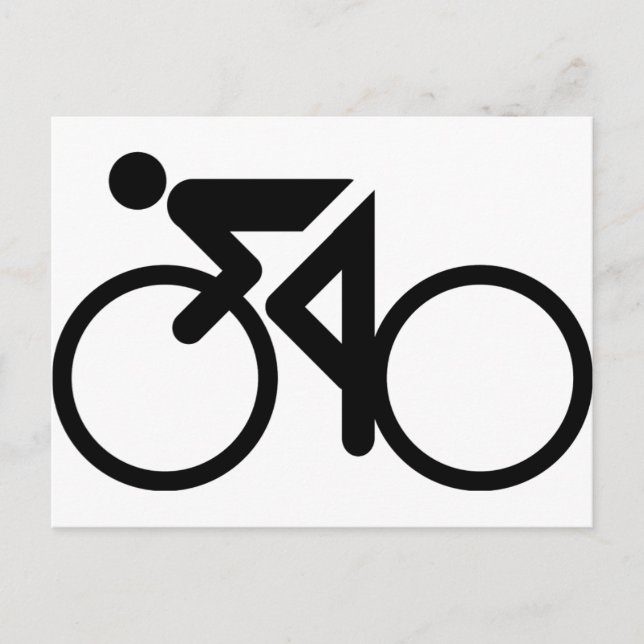 Carte Postale vélo de course (Devant)