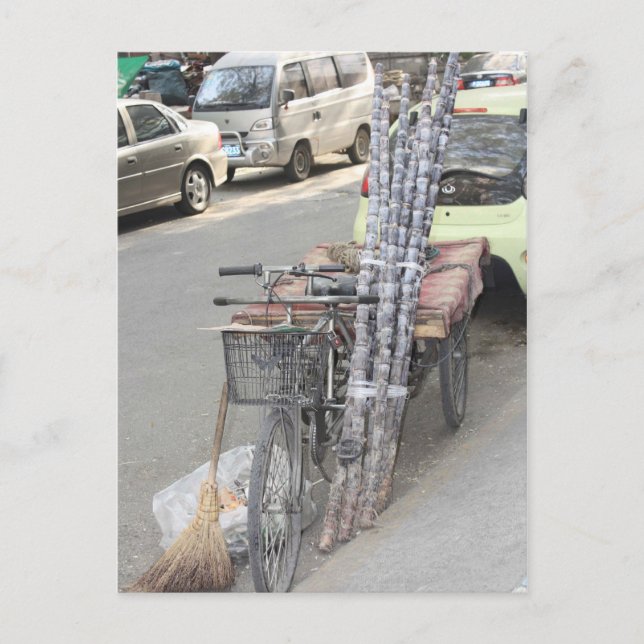 Carte Postale Vélo de travail à Pékin (Devant)