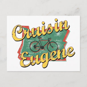 Carte Postale Vélo Eugene Cruise Oregon