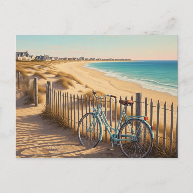 Carte Postale Vélo Île de Ré France (Devant)