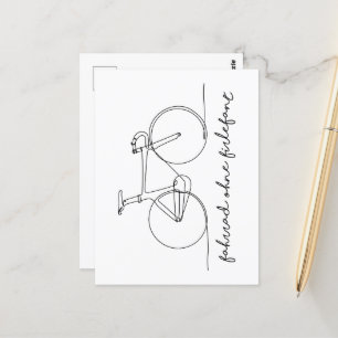 Carte Postale Vélo sans fac Anti-E-Bike