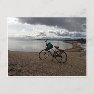 Carte Postale Vélo sur la plage