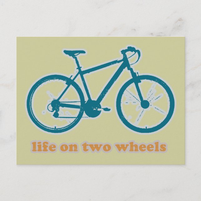 Carte Postale vélo. vélo / vélo agréable (Devant)