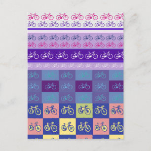 Carte Postale vélo, vélo ; vélo / vélo