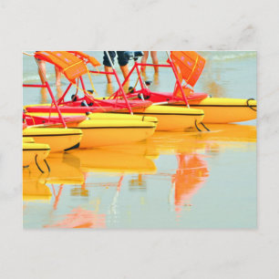 Carte Postale Vélos à eau