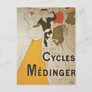 Carte Postale Vélos à vélo à Paris France