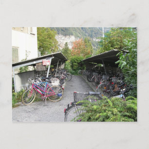 Carte Postale Vélos en Interlocken