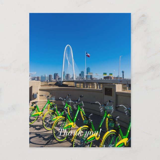 Carte Postale Vélos Et Dallas (Devant)
