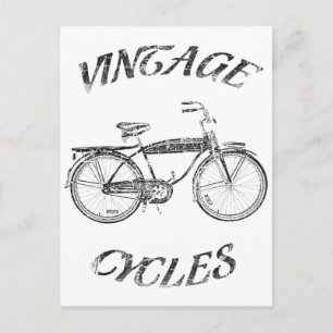 Carte Postale vélos vintage