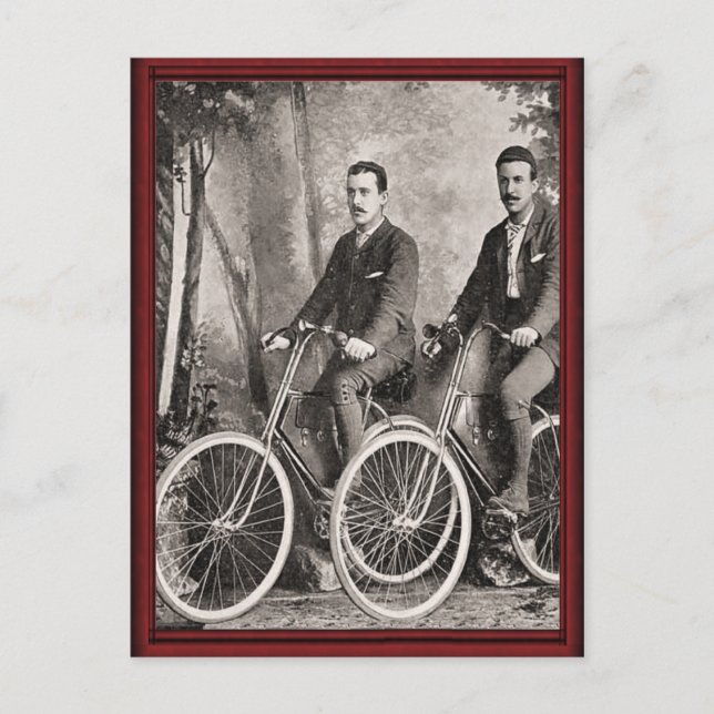 Carte Postale Vélos vintages (Devant)