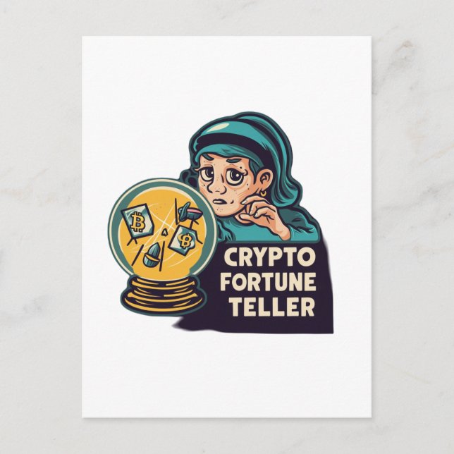 Carte Postale Vendeur Crypto Fortune (Devant)