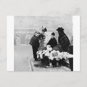 Carte Postale Vendeur de fleurs de Piccadilly Londres, 1904 Angl