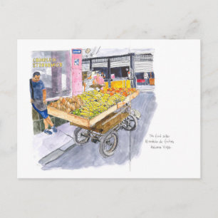 Carte Postale Vendeur de fruits en Vielle Havane, Cuba