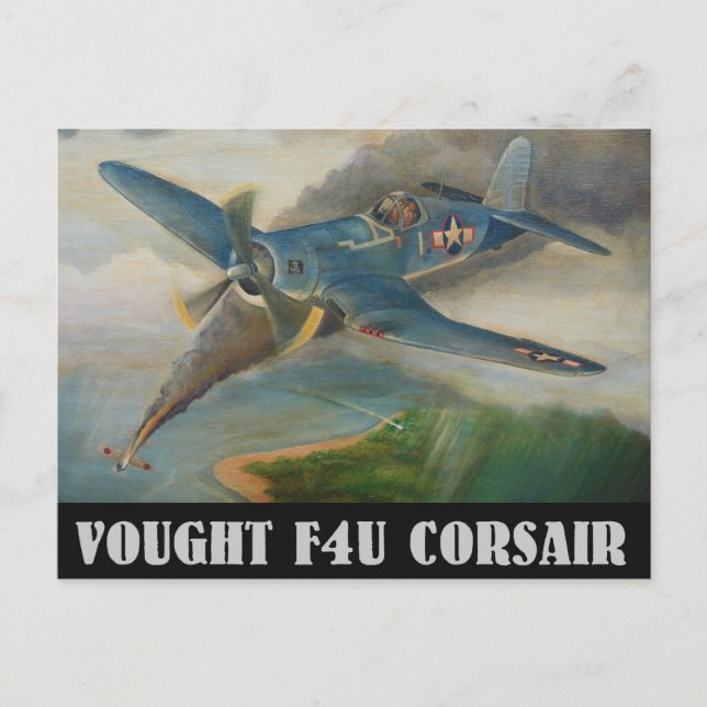 Carte postale Vendu F4U Corsair (Devant)
