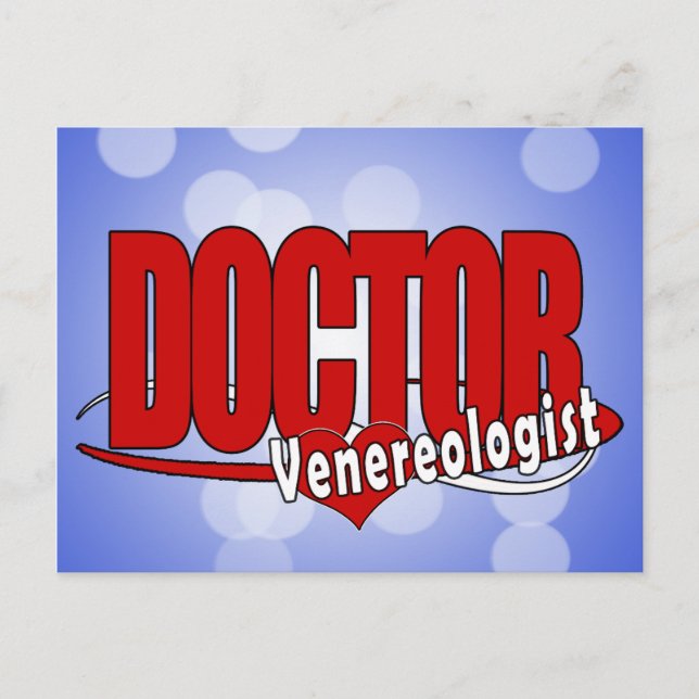 Carte Postale Vénéologue LOGO DOCTEUR (Devant)