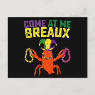 Carte Postale Venez Au Carnaval Mardi Gras De Me Breaux Crawfish