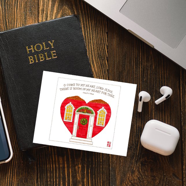 Carte Postale Venez dans mon Coeur Seigneur Jésus Inspiration (Créateur téléchargé)