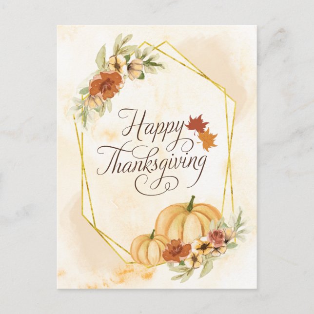 Carte Postale Venez en sa présence avec la Bible de Thanksgiving (Devant)