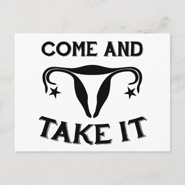 Carte Postale Venez le prendre (Devant)