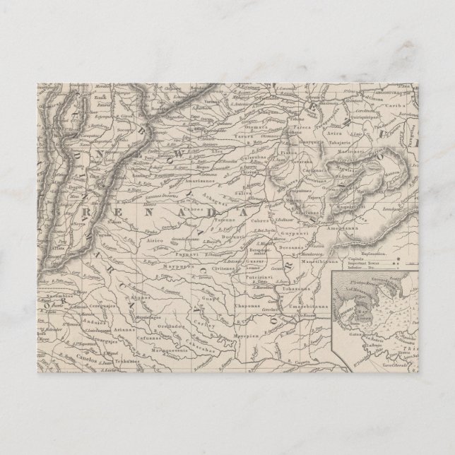 Carte Postale Venezuela, Nouvelle-Grenade et Équateur 3 (Devant)