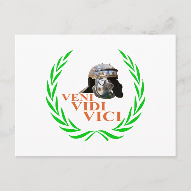 Carte Postale Veni Vidi Vici (Devant)