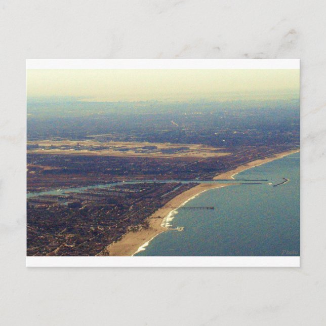 Carte Postale Venice Beach, Marina del Rey, LAX (Devant)