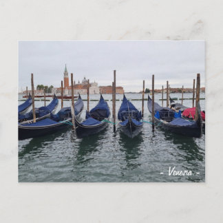 Carte Postale Venice Gondola