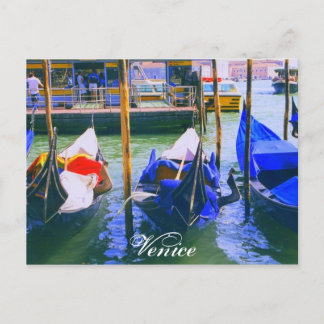 Carte Postale Venice Italy Postcard Post Card Gondolas