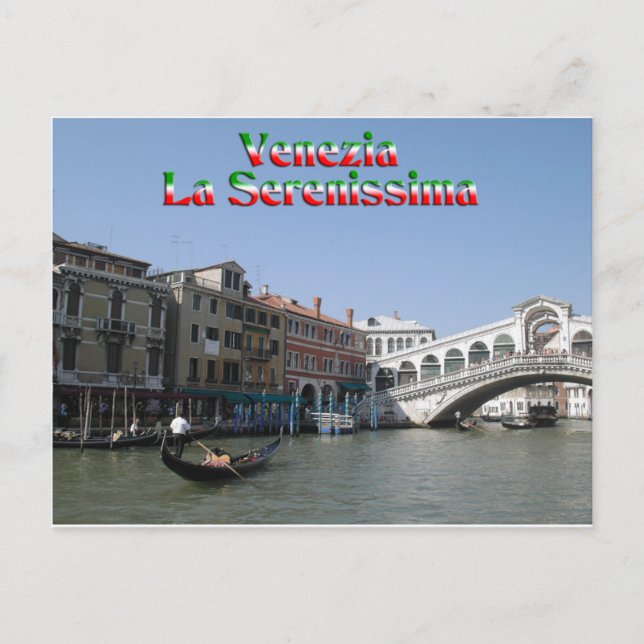 Carte Postale Venise (Devant)
