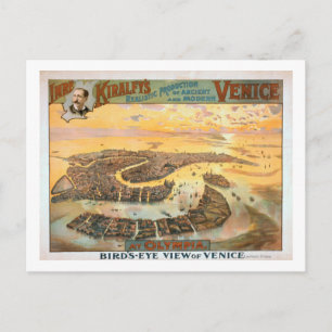 Carte Postale Venise ancienne et moderne à Olympia Vue aérienne