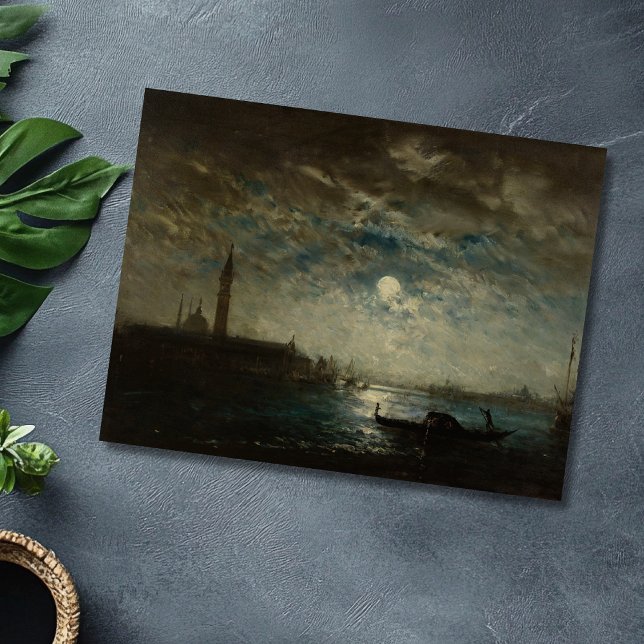 Carte Postale Venise et le Campanile au Clair de Lune (Créateur téléchargé)