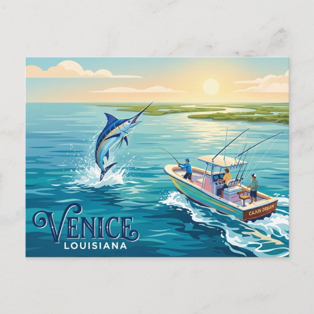 Carte Postale Venise États-Unis (Devant)