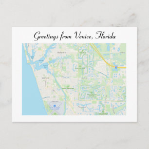 Carte postale Venise, Floride