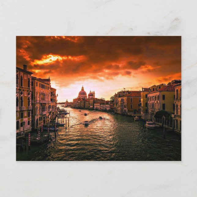 Carte postale Venise Grand Canal (Devant)