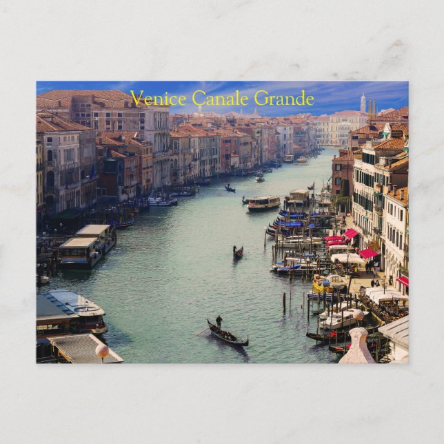 Carte Postale Venise - Grande Canale Italie (Devant)