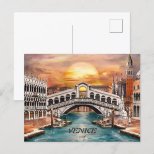 Carte Postale Venise Italie