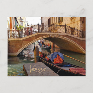 Carte Postale Venise Italie Canal Voyage en bateau
