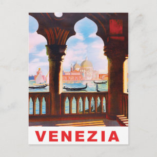 Carte Postale Venise, Italie. Vue depuis la terrasse