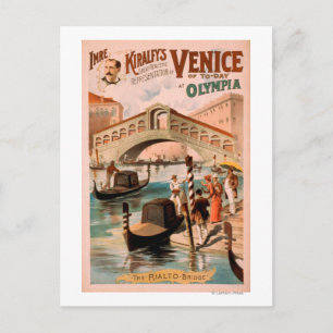 Carte Postale Venise, Mariée de la Mer à Olympia Gondolas 2