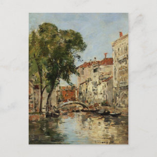 Carte Postale Venise par Eugene Boudin