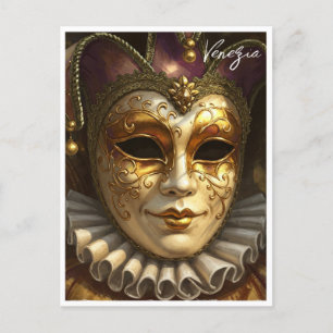Carte Postale Venise Venise Italie Carnaval Masque