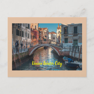 Carte Postale Venise Ville d'Eau de Rome