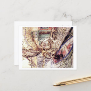 Carte postale Vent dans les saules