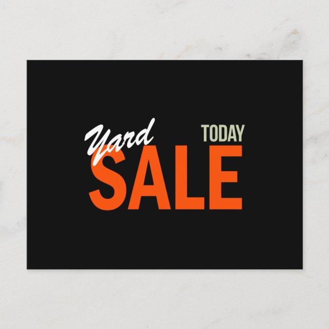 Carte Postale Vente de cour aujourd'hui (Devant)