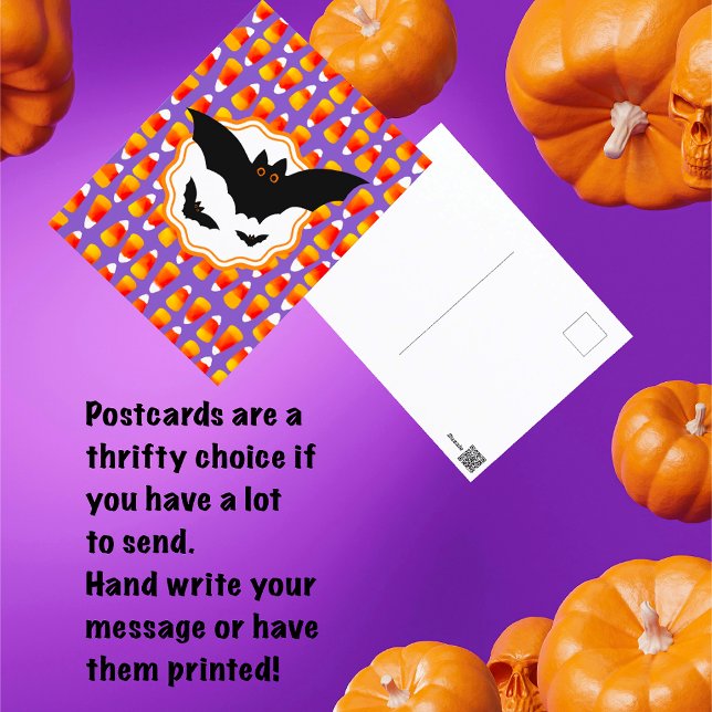Carte Postale Ventes d'Halloween Crazy Candy Corn (Créateur téléchargé)