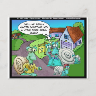 Carte Postale Ventes immobilières escargot Cadeaux et objets de 