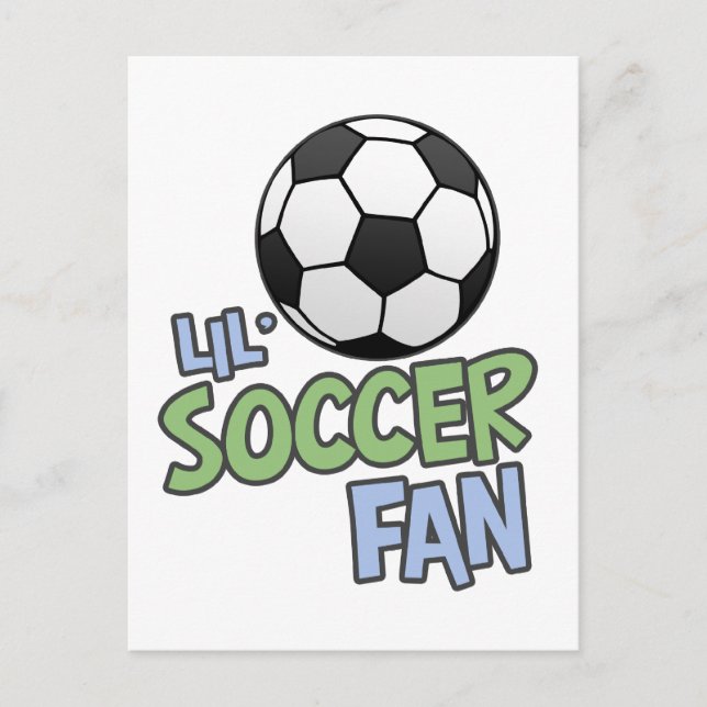 Carte Postale Ventilateur de soccer Lil' (Devant)