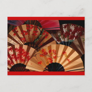 Carte Postale Ventilateur japonais